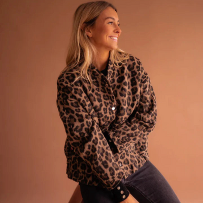 Doutzen™ | The Leopard Bomber Jacket