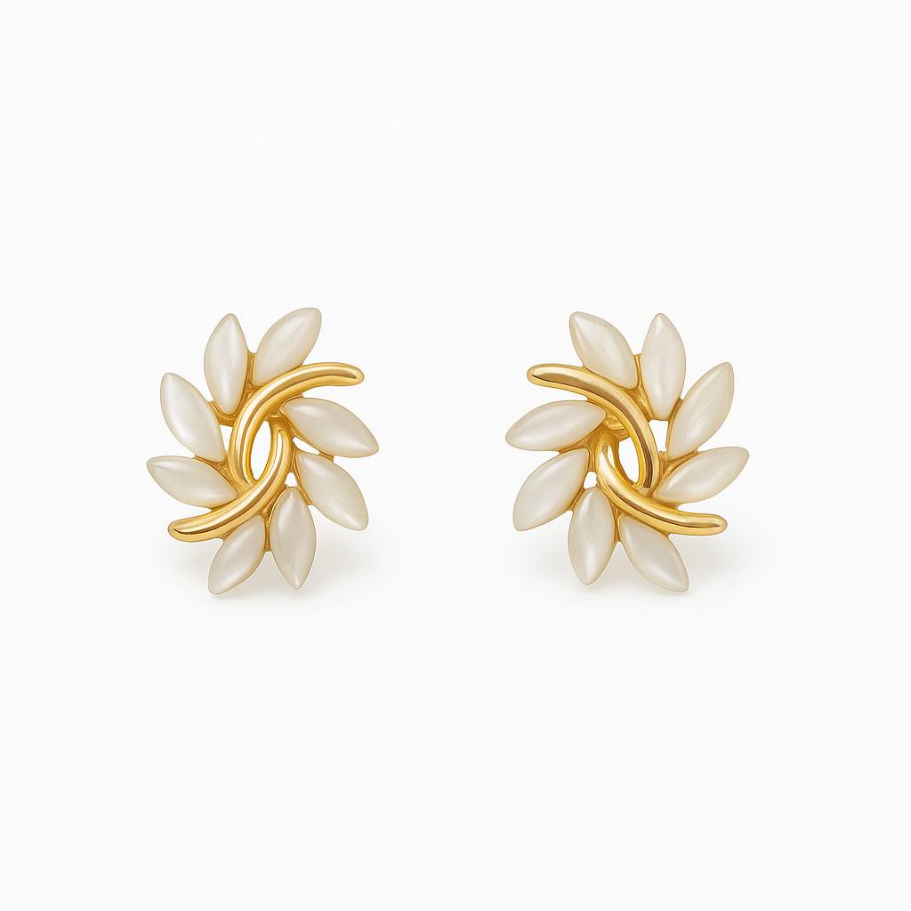 Elysiuma™ | Ethereal Opal Earrings in Gilded Elegance