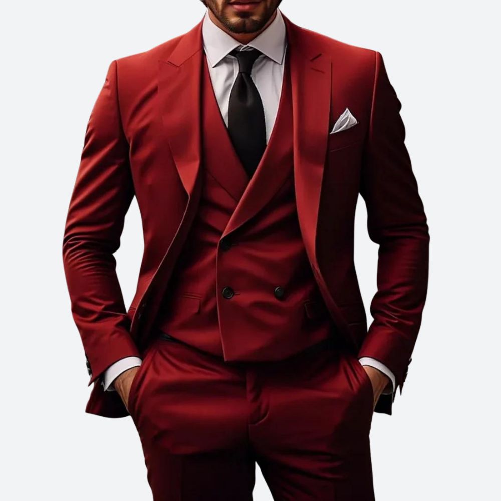 Juris - Luxe 3-Piece Suit for Men