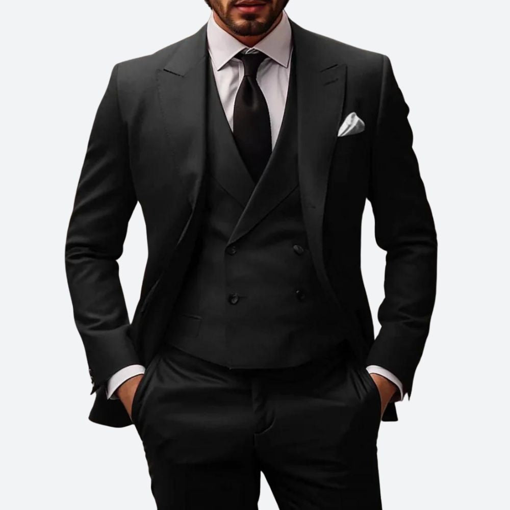 Juris - Luxe 3-Piece Suit for Men