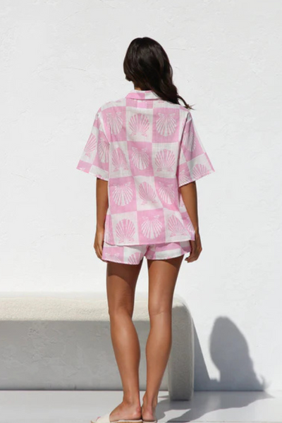 Shelliva® | Coastal Breeze Shirt & Shorts Set