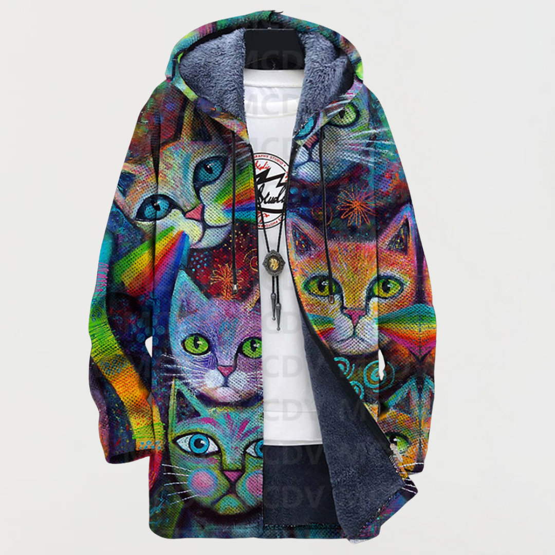 Luna | Rainbow Cat Cardigan