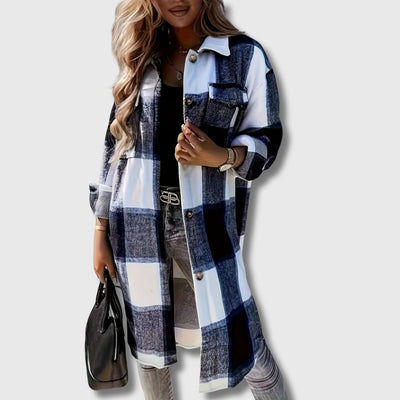 Ella - Long Printed Coat | Limited Edition
