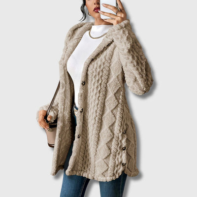 Élodie - Women's Teddy Coat with Hood Limited Edition