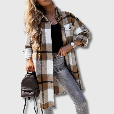 Ella - Long Printed Coat | Limited Edition