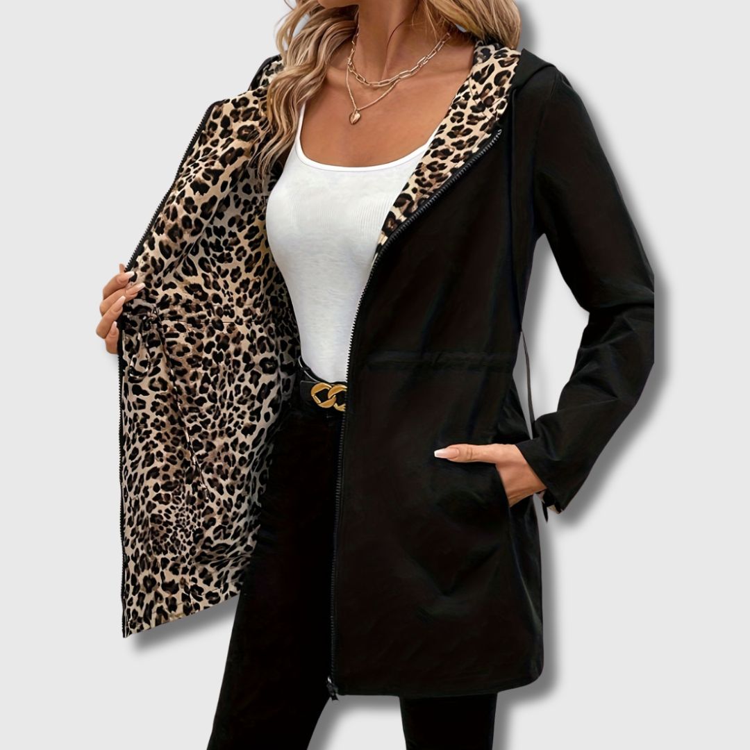 Salena - Reversible Leopard Print Jacket for Women