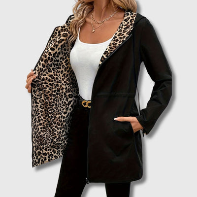 Salena - Reversible Leopard Print Jacket for Women