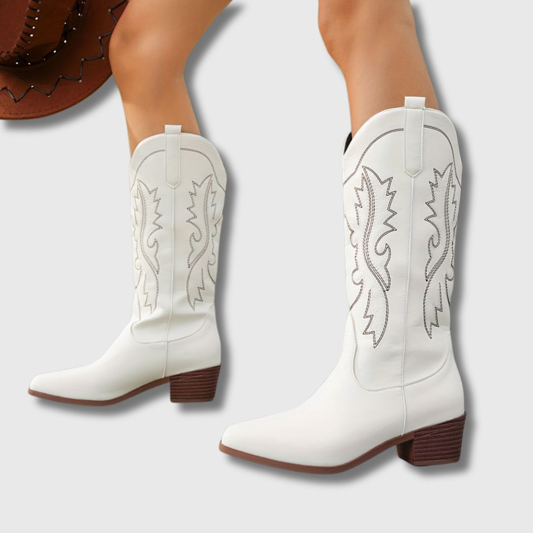 Daphné - Women's Cowboy Ankle Boots | Limited Edition