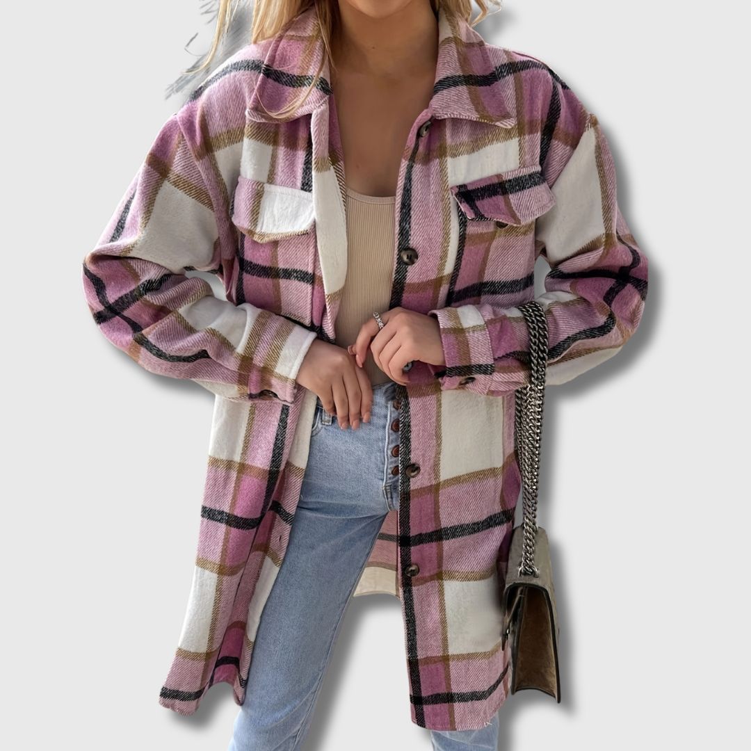 Ella - Long Printed Coat | Limited Edition