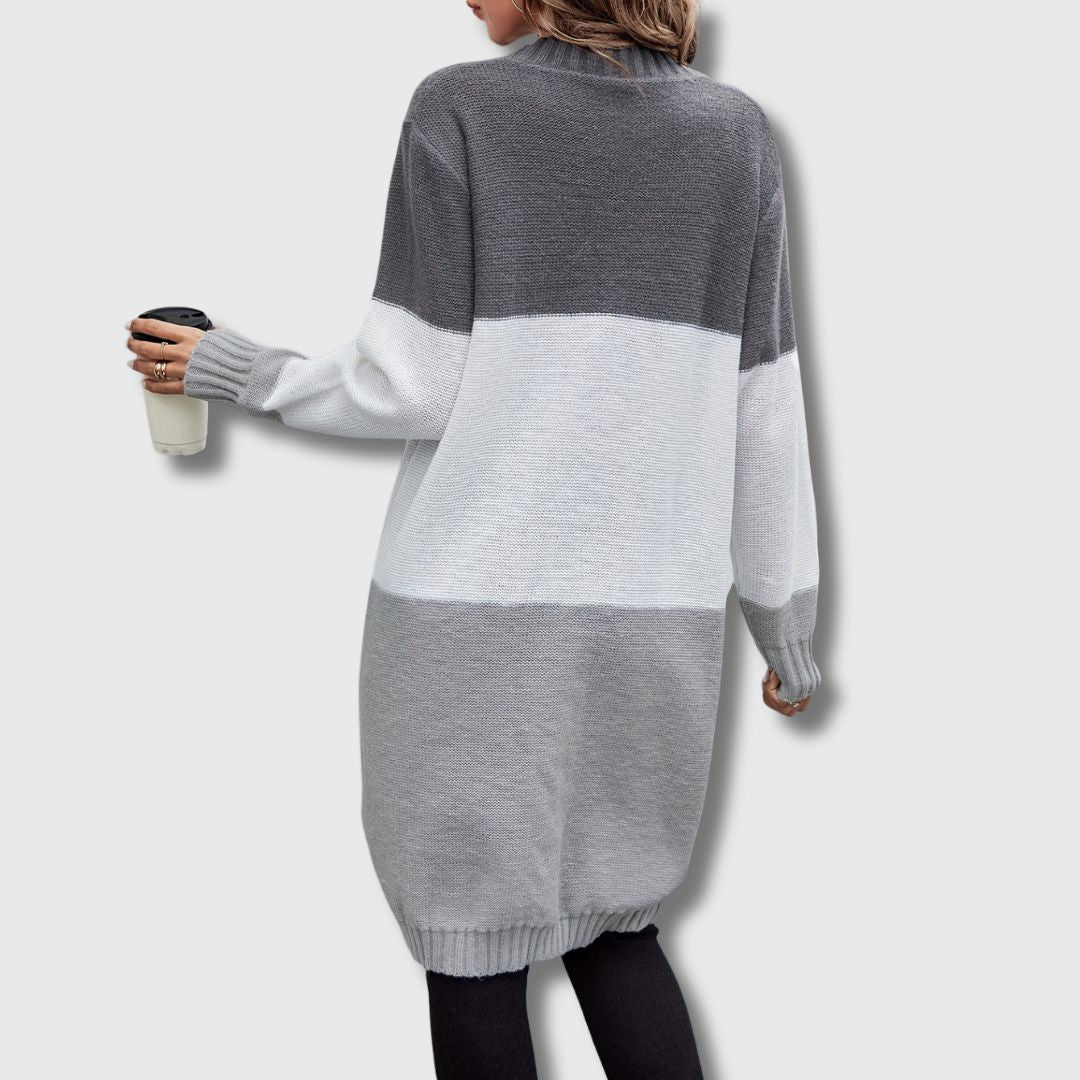 Colette – Women's Color Block Buttoned Cardigan Limited Edition