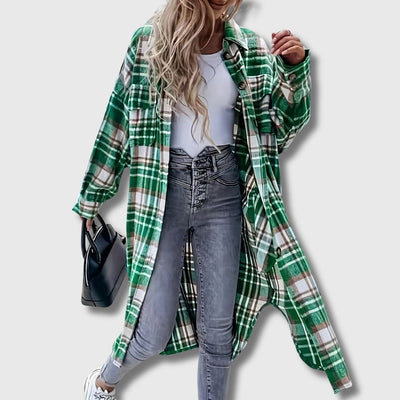 Ella - Long Printed Coat | Limited Edition