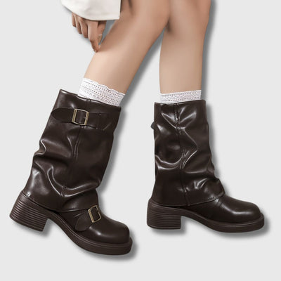 Elena – Women's Western Lace-Up Boots | Limited Edition