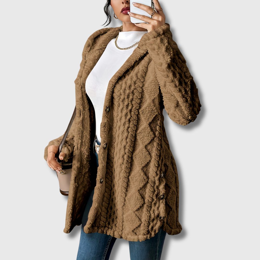 Élodie - Women's Teddy Coat with Hood Limited Edition