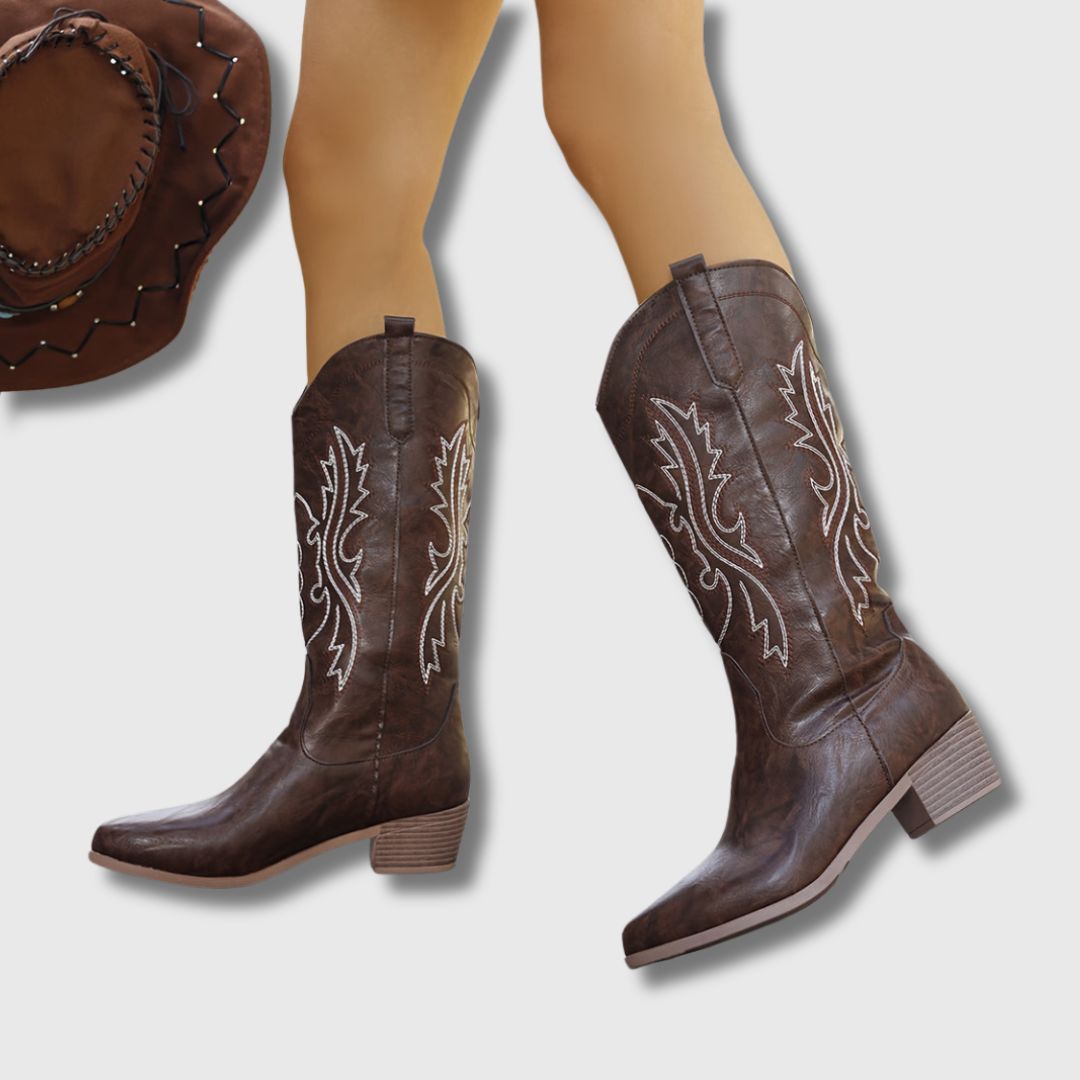 Daphné - Women's Cowboy Ankle Boots | Limited Edition