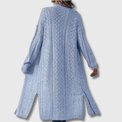 Clotilde - Elegant Long Open Cardigan for Women