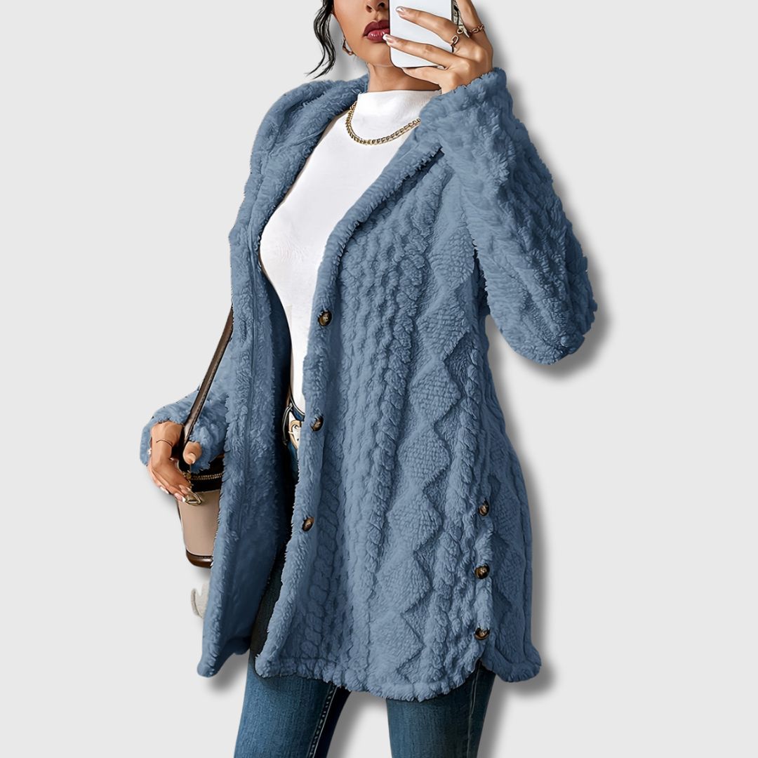 Élodie - Women's Teddy Coat with Hood Limited Edition