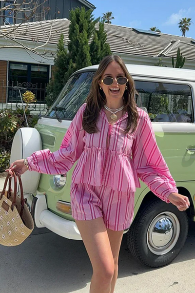 Zestiva® | Coastal Stripe Lounge Set