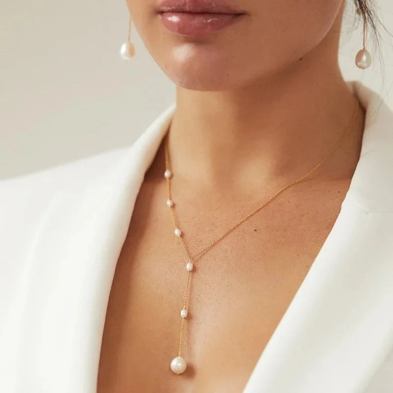 Lystra™ | Timeless Elegance Pearl Pendant Necklace