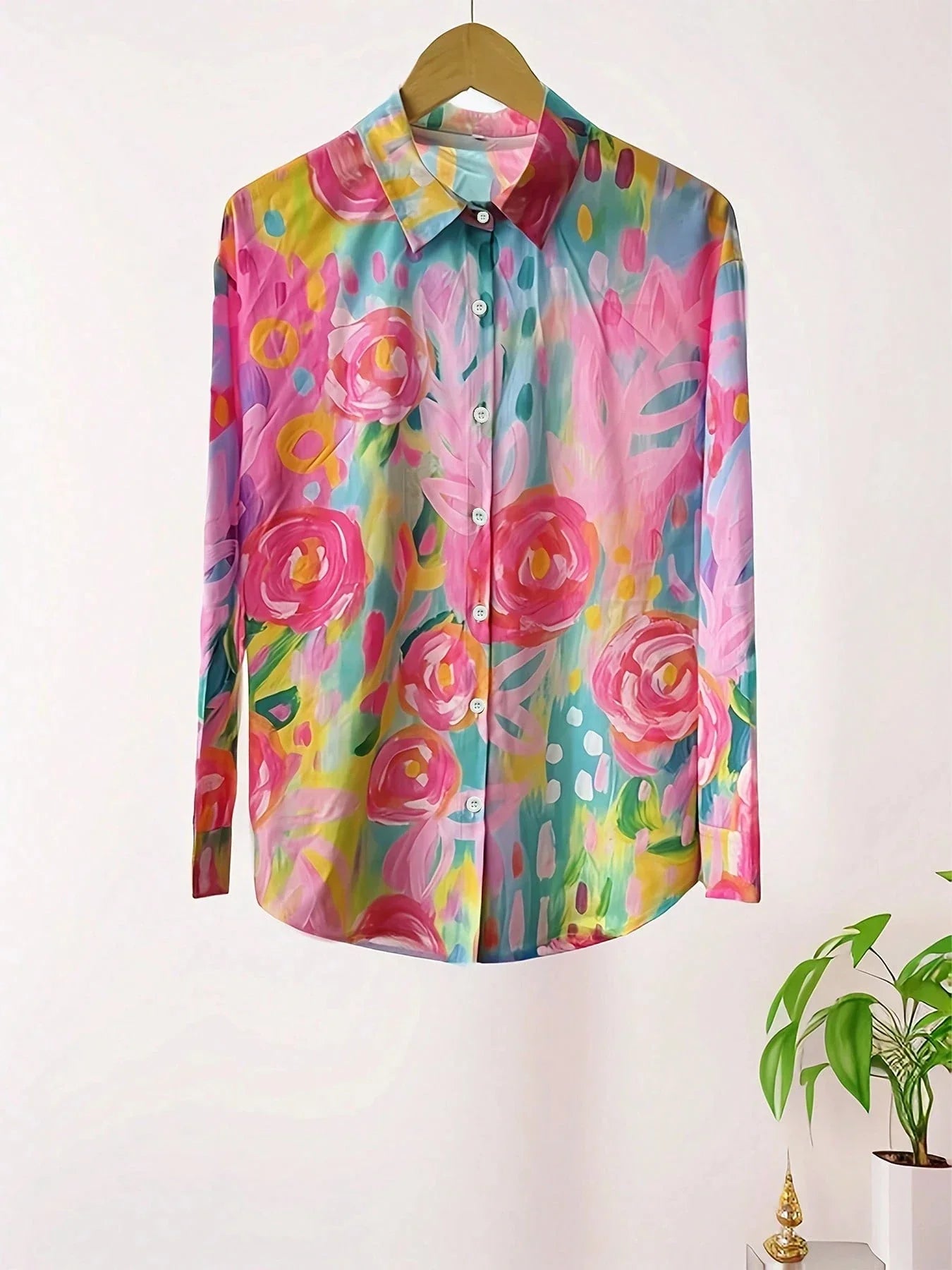 Liora™ | Vivid Blouse with Whimsical Print