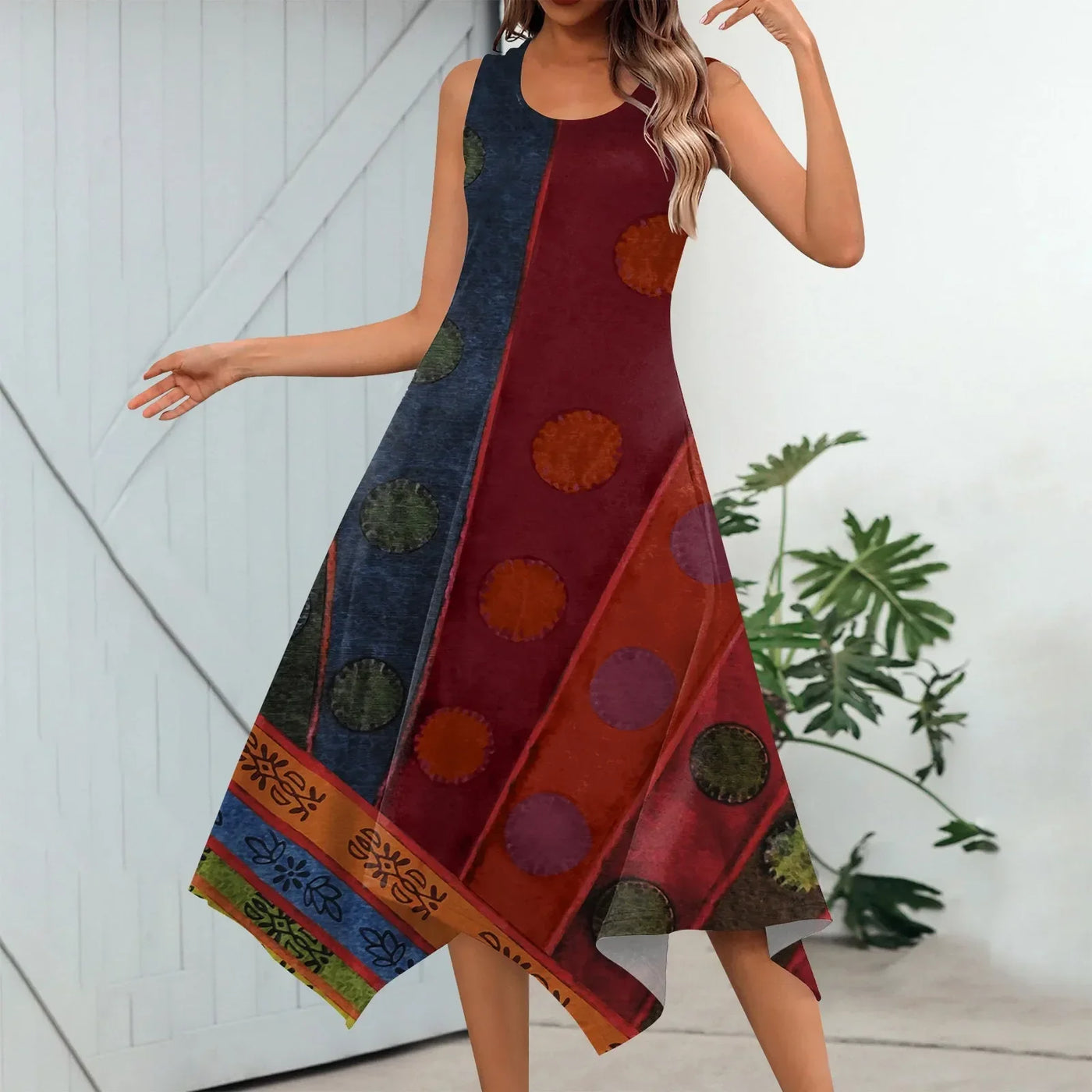 Elarwen™ | A-Line Midi Dress