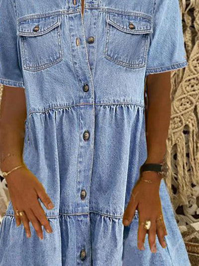Sofia® | Boho Denim Dress