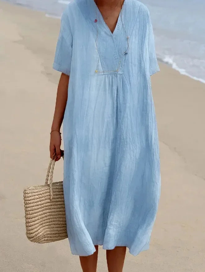 Elowira™ | Cotton Beach Summer Dress
