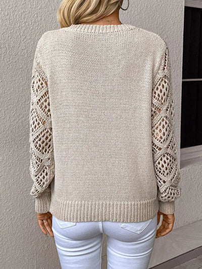 Liora™ | V-Neck Knit Sweater
