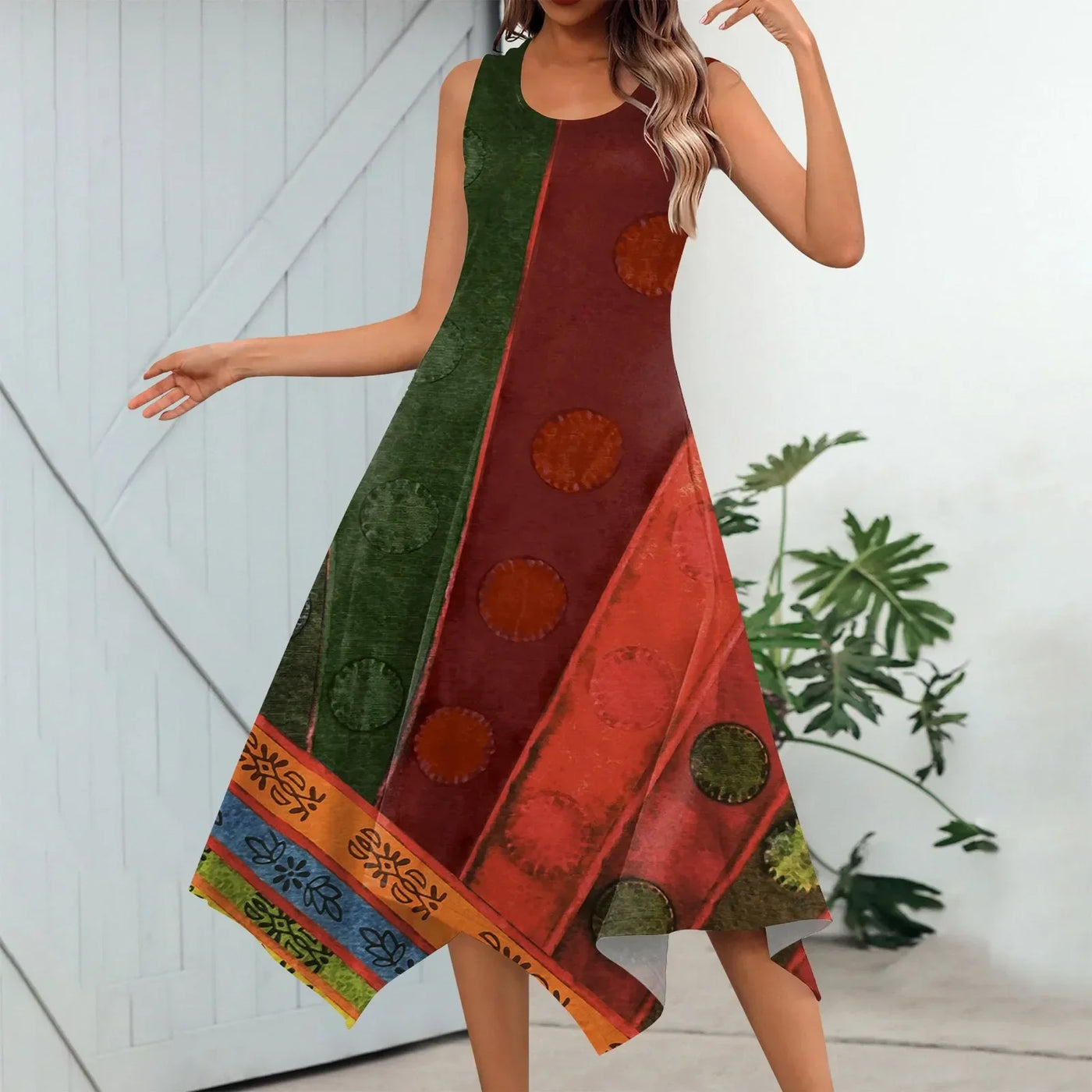 Elarwen™ | A-Line Midi Dress