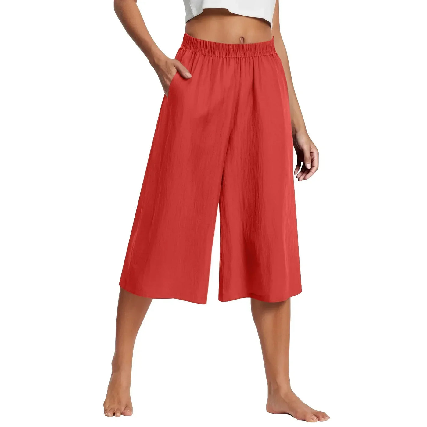 Nylah® | Soft Flow Wide-Leg Capris