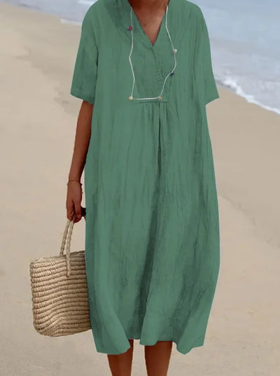 Elowira™ | Cotton Beach Summer Dress