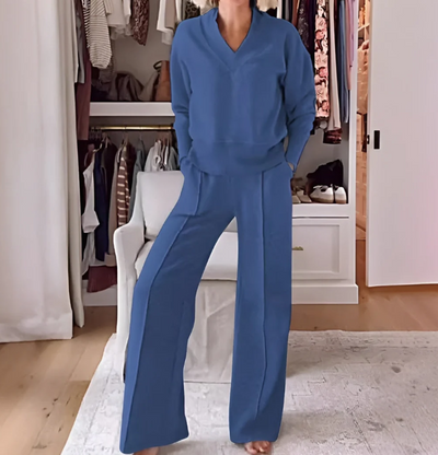 Zaylinn® | Wide-Leg Knit Lounge Set