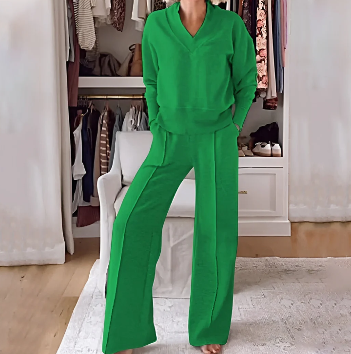 Zaylinn® | Wide-Pant Knitted Lounge Set