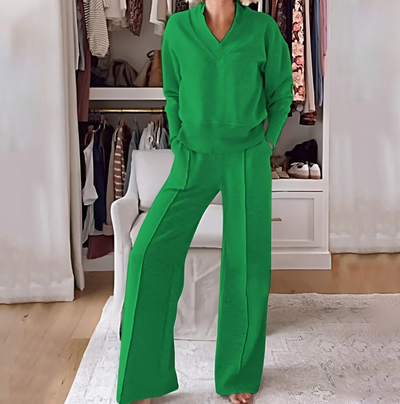 Zaylinn® | Wide-Leg Knit Lounge Set