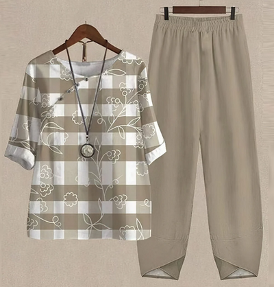 Mirellon® | Blossom Check Comfortwear