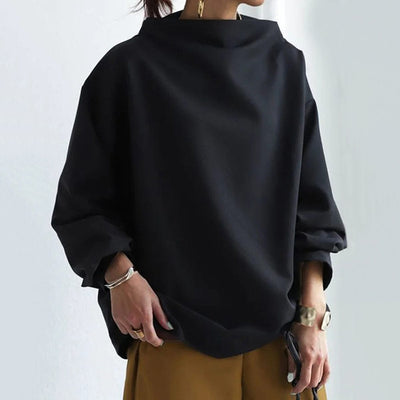 Vespera™ | High-Neck Soft Knit Top