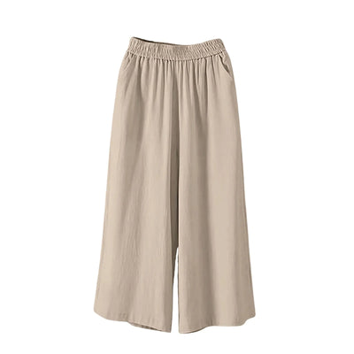 Nylah® | Soft Flow Wide Capris