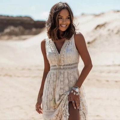 Wijnanda™ | Luxe Bohemian Dress