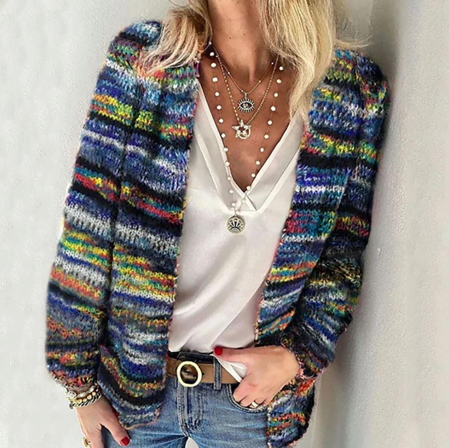 Elara™ | Vibrant and Cozy Cardigan