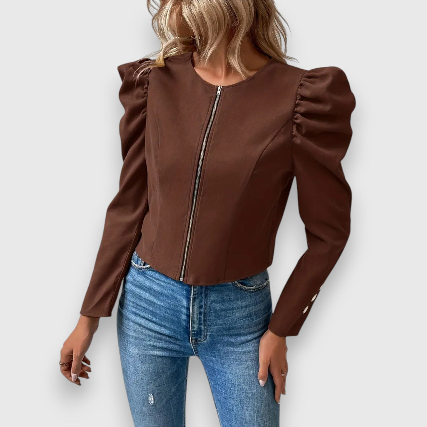 Léa – Women's Puff Sleeve Jacket