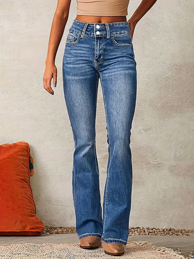 Raventa® | High Waist Flared Jeans