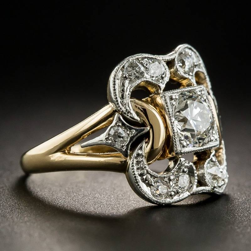 Elowen Aurum™ | Vintage Zirconia Ring
