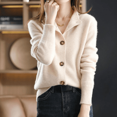 Isolde™ | Opulent Cashmere Knit Cardigan
