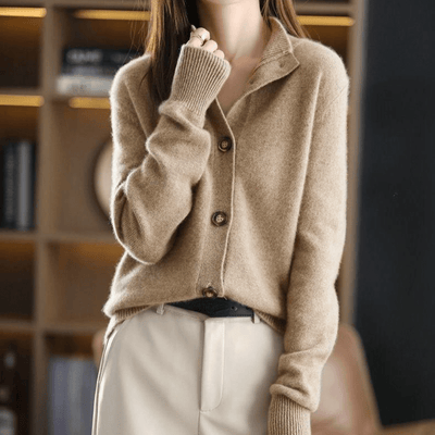 Isolde™ | Opulent Cashmere Knit Cardigan