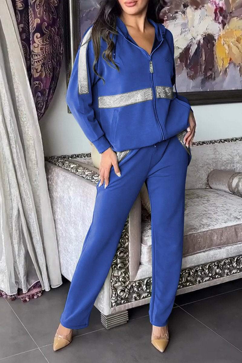 Sparkelle® | Glitter Accent Tracksuit
