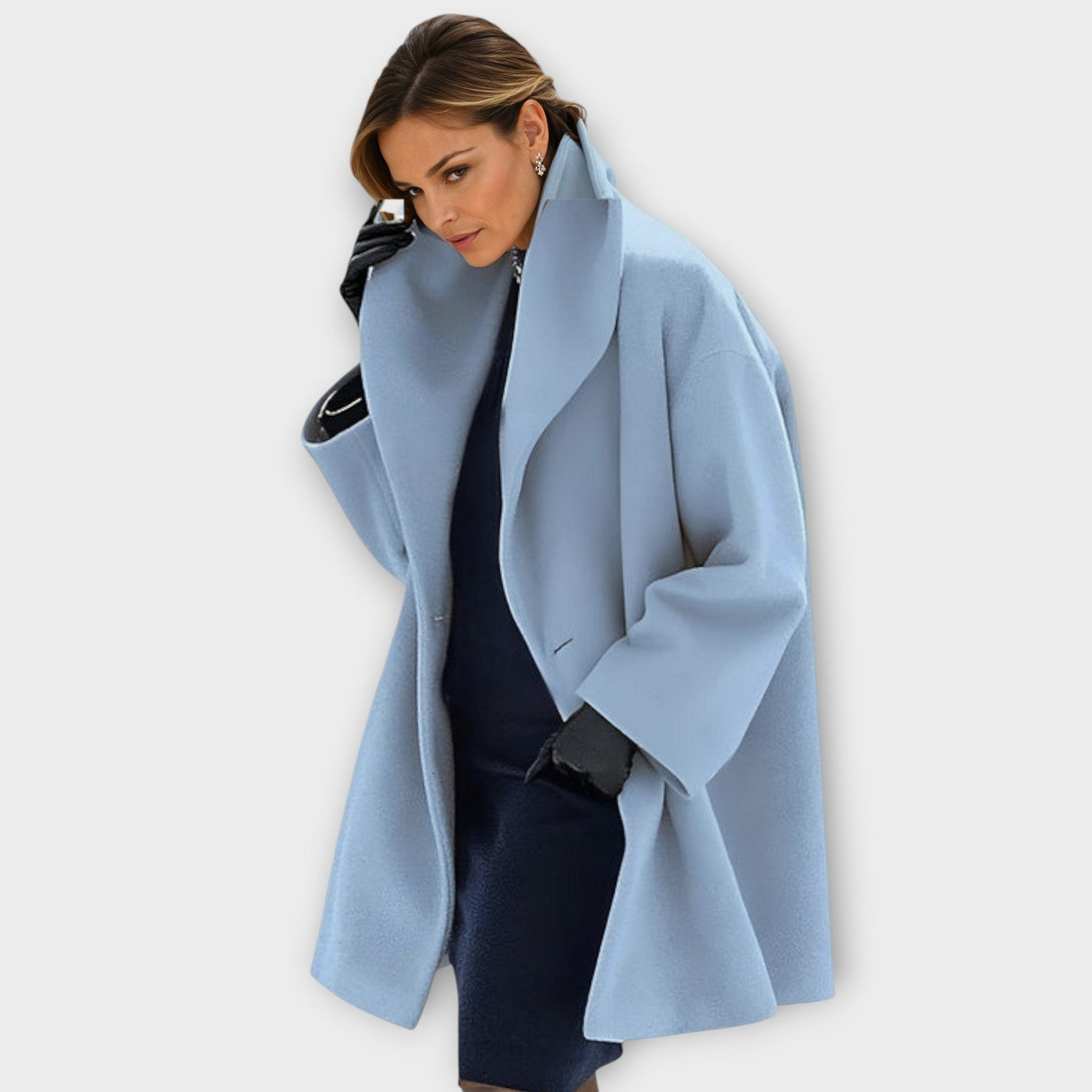Astridelle™ | Luxe Windproof Wool Overcoat