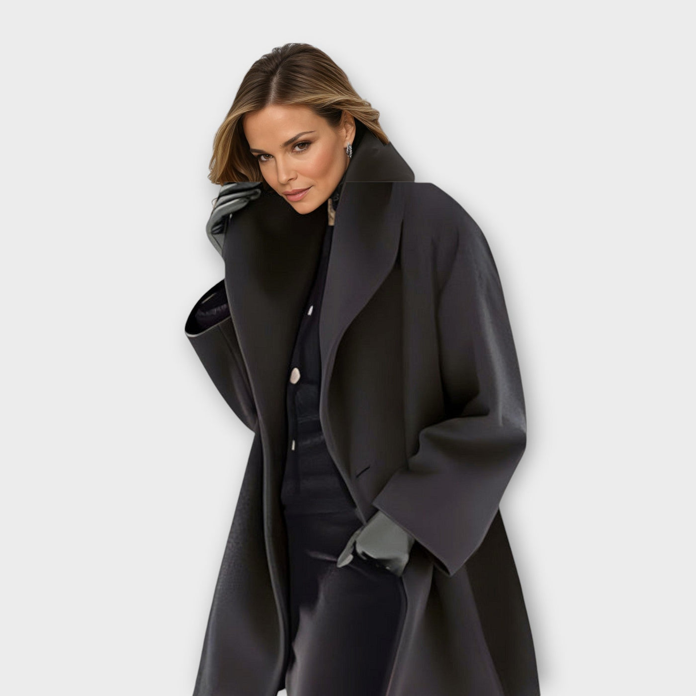 Astridelle™ | Luxe Windproof Wool Overcoat