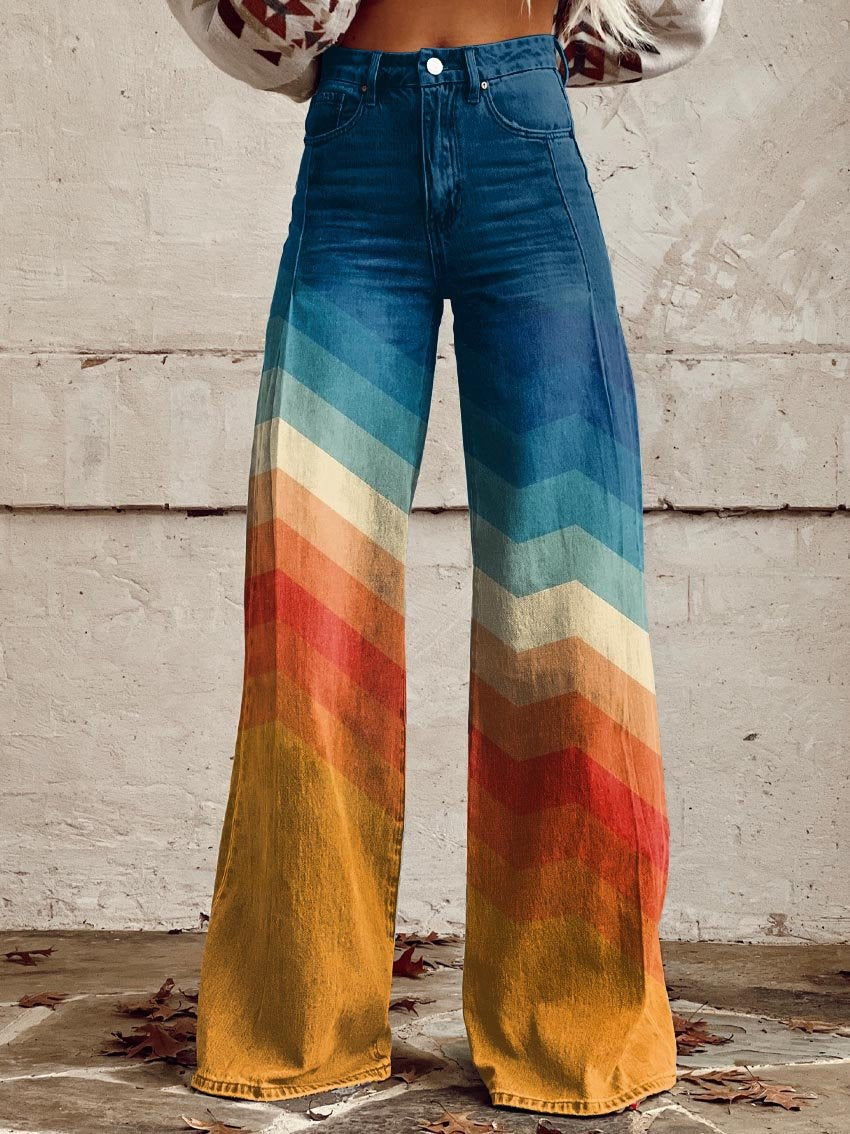 Léa - Retro Zigzag Pants