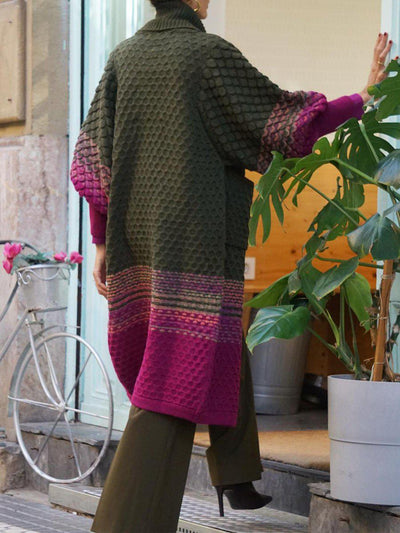 🔥Hot Sale,Limited Stock⏰Modern Print Long Sleeve Cardigan