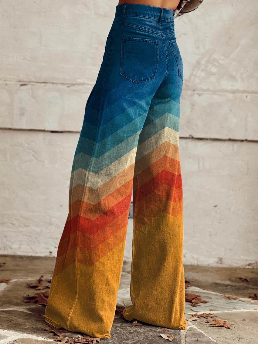 Léa - Retro Zigzag Pants