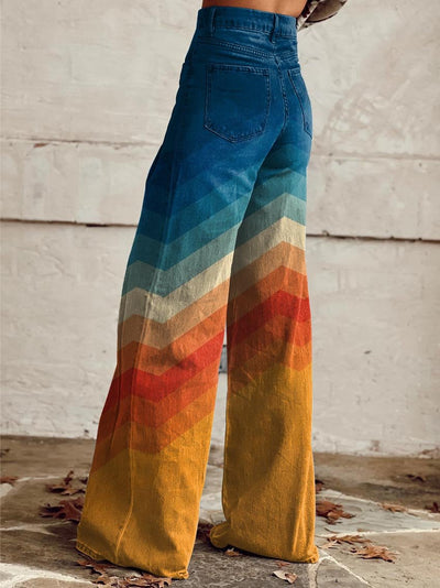 Léa - Retro Zigzag Pants